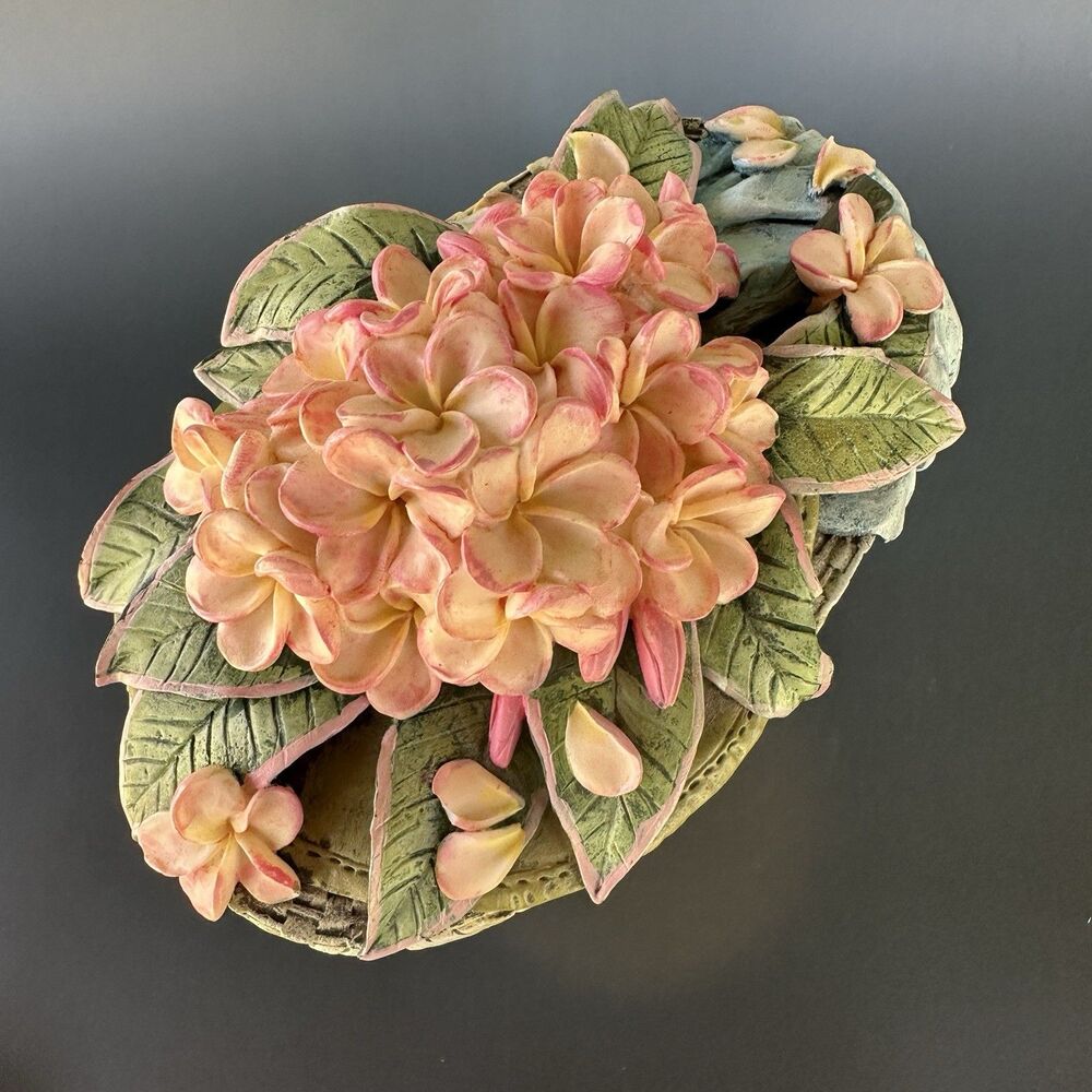 onial Candle Peony Floral Lid Glass Jar Candle Container USA - Picture 8 of 10